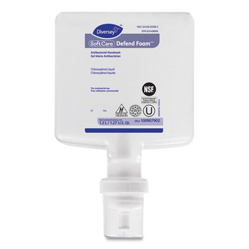 Diversey™ Soft Care Defend Foam Handwash, Fragrance-free, 1.2 L Refill, 6-carton freeshipping - TVN Wholesale